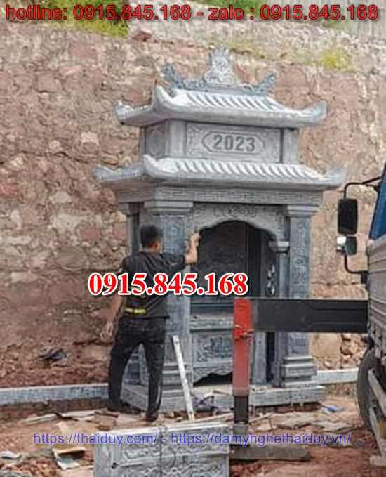 Chế tác 31 lăng mộ hai mái bằng đá mỹ nghệ tại Trà Vinh - giá địa chỉ bán 2025