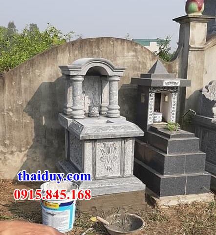 Hình ảnh lăng mộ bằng đá mỹ nghệ Ninh Bình một mái chạm khắc đẹp tại Cà Mau