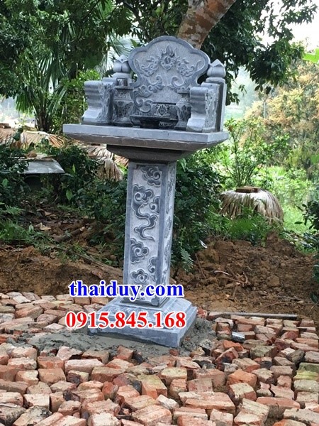 Mẫu bàn thờ thiên bằng đá cao cấp chạm khắc tinh xảo tại Khánh Hoà