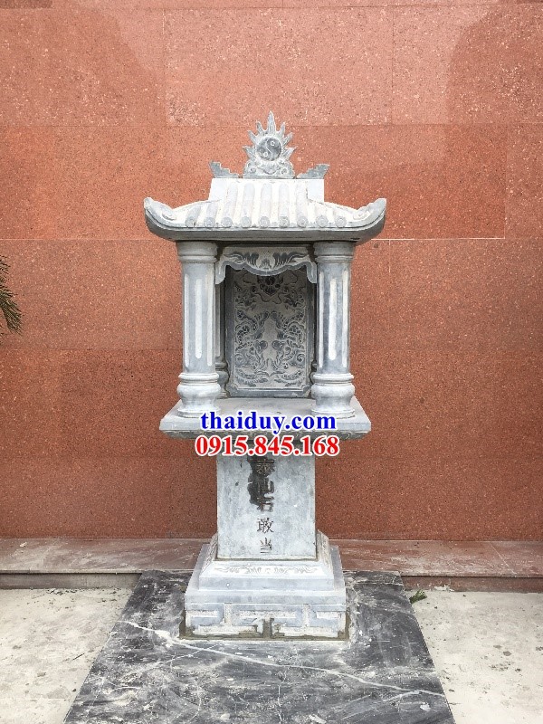 Mẫu bàn thờ thiên có mái bằng đá cao cấp thiết kế đơn giản tại Khánh Hoà