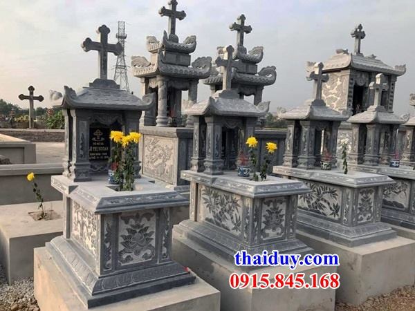 Thiết kế lăng mộ đá một mái đẹp tại Hà Giang