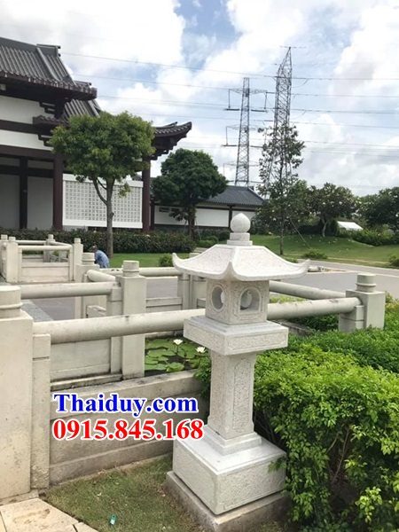 Top 10 mẫu đèn trang trí sân vườn biệt thự bằng đá trắng cao cấp tại Thanh Hoá