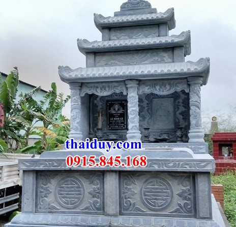 Top 10 mẫu mộ đôi ba mái đá tự nhiên đẹp tại Phú Thọ