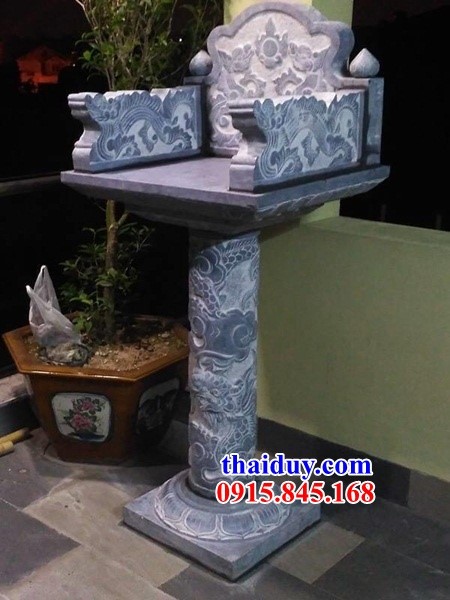 Top10 mẫu bàn thờ ông thiên bằng đá mỹ nghệ chạm khắc rồng tại Bình Thuận