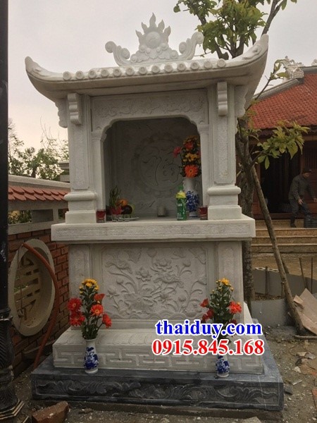Top10 mẫu bàn thờ ông thiên có mái bằng đá mỹ nghệ chạm khắc hoa văn Bình Thuận