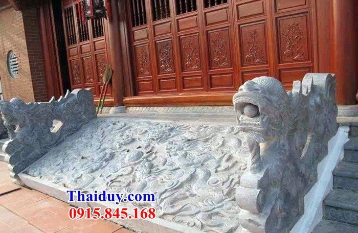 10 mẫu rồng chiếu rồng phong thủy bằng đá mỹ nghệ điêu khắc tinh xảo đẹp tại Ninh Bình
