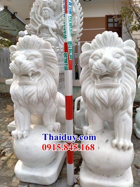 10 tượng nghê đá sư tử canh đền chùa điêu khắc tinh xảo tại Lào Cai