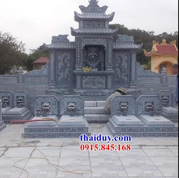 15 cây hương thờ chung nghĩa trang dòng tộc bằng đá xanh Thanh hóa