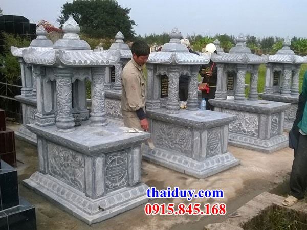 15 mẫu lăng mộ đá một mái thiết kế phong thuỷ chạm trổ tứ quý tại Đắk Nông