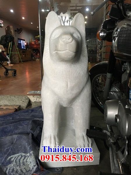 20 Mẫu chó phong thủy bằng đá trắng tự nhiên cao cấp tại Quảng Bình