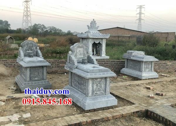 20 mẫu lăng mộ bằng đá xanh tự nhiên không mái cao cấp nhất hiện nay tại Tuyên Quang