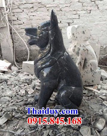 25 hình ảnh chó phong thủy bằng đá xanh tự nhiên cao cấp tại Quảng Trị