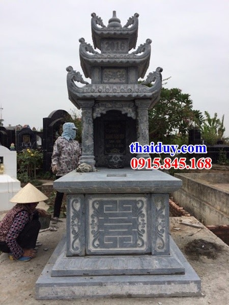 28 lăng mộ ba đao bằng đá mỹ nghệ thiết đơn đơn giản tại Thanh Hóa