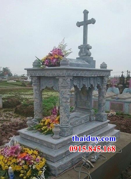 30 mẫu lăng mộ công giáo một mái bằng đá tự nhiên cao cấp thiết kế độc đáo hiện đại tại TP Hồ Chí Minh
