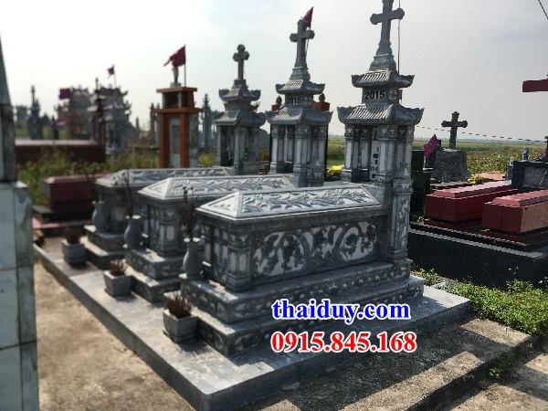 30 mẫu lăng mộ  đạo công giáo bằng đá tự nhiên cao cấp không mái tại Sài Gòn