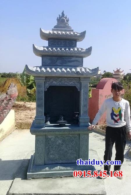 34 lăng mộ ba mái thờ chung bằng đá điêu khắc tứ quý tại Lạng Sơn