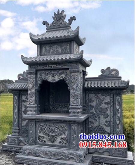 38 lăng mộ hai đao bằng đá chạm khắc hoa văn tại Hà Nội