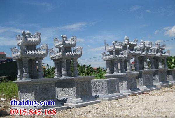 38 lăng mộ hai đao hai mái bằng đá chạm khắc hoa văn bán chạy nhất tại Hà Nội
