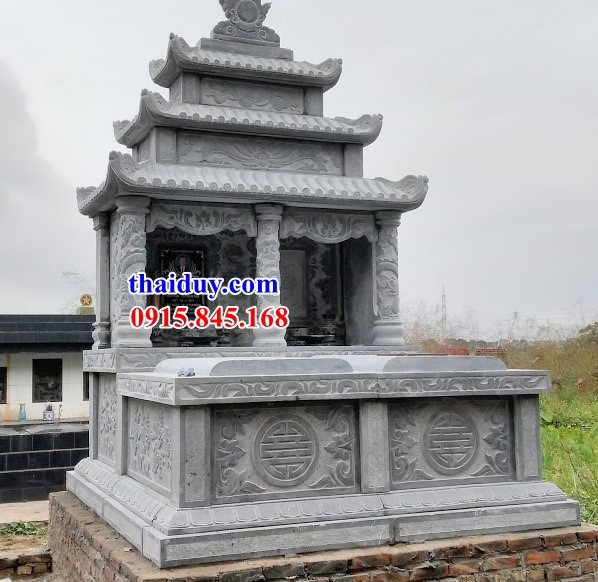 40 Lăng mộ ba mái ba đao thờ anh em sinh đôi bằng đá bán báo giá tại Đắk Nông
