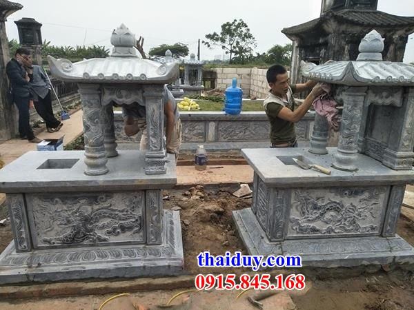 40 mẫu lăng mộ đá nguyên khối một mái đơn giản tại Đà Nẵng