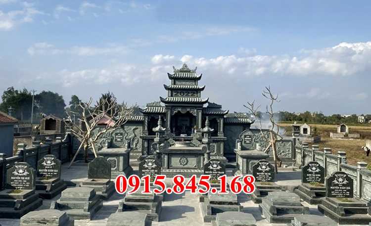 40 mẫu lăng mộ song thân phu thê đá nguyên khối một mái đơn giản tại Đà Nẵng