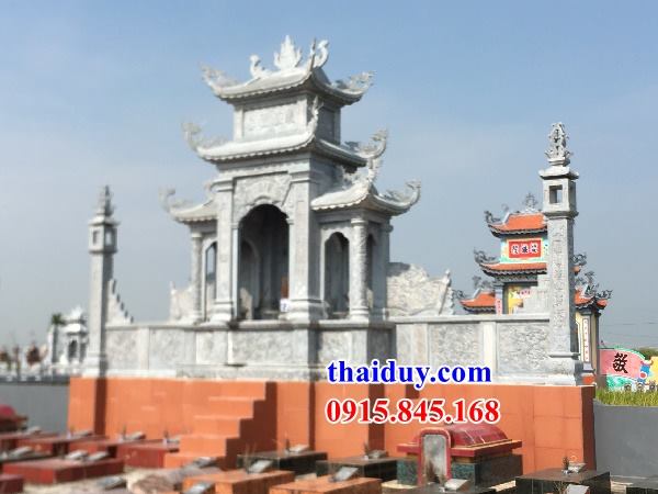 41 lăng mộ hai mái bằng đá thiết kế hiện đại bán chạy nhất Tuyên Quang