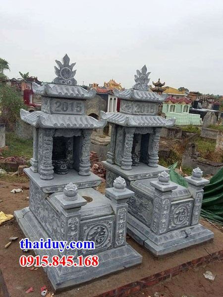 48 lăng mộ hai mái bằng đá cất tro cốt tại Nghệ An