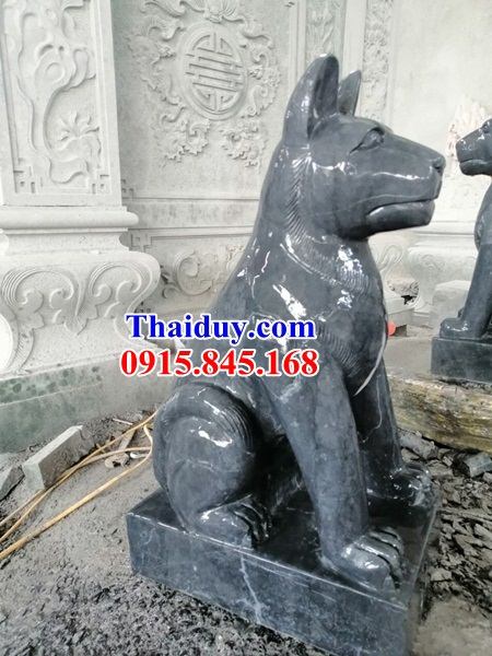 5 mẫu chó trấn yểm đền chùa biệt thự tư gia bằng đá cao cấp tại Thái Nguyên