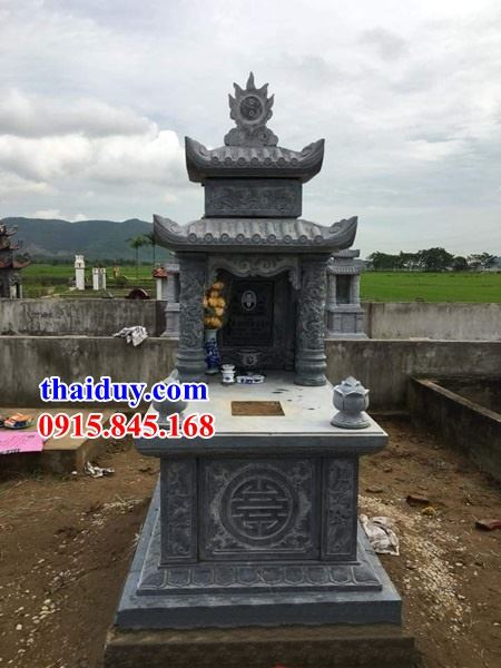 55 thiết kế mộ đá hai mái đẹp cất để hũ tro hài cốt hỏa táng tại Bình Phước