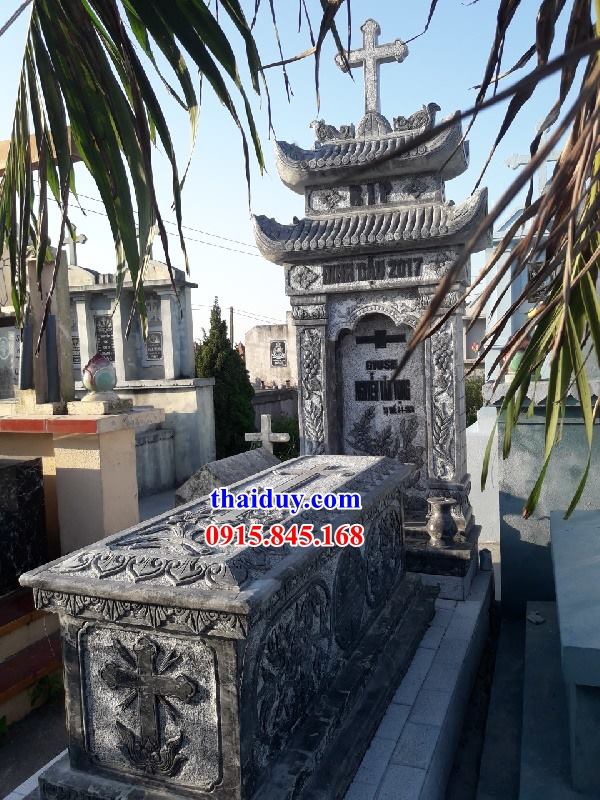 58 mẫu lăng mộ hai mái cất để tro cốt đẹp công giáo tại TP Hồ Chí Minh