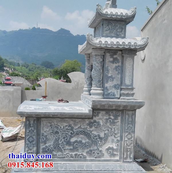 64 lăng mộ đá hai đao điêu khắc long phụng giá hợp lý tại Ninh Thuận