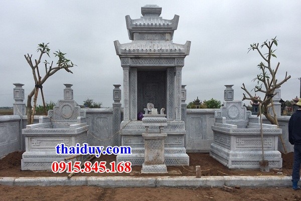 64 lăng mộ đá hai đao thờ chung gia đình dòng họ giá hợp lý tại Ninh Thuận