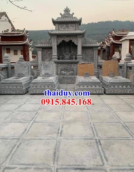 Điêu khắc 40 lăng mộ hai mái bằng đá giá tốt tại Đồng Tháp