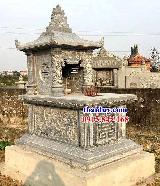Hình ảnh lăng mộ một mái bằng đá mỹ nghệ cao cấp tại Bình Định