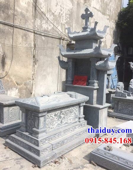 Làm 36 lăng mộ hai mái đạo thiên chúa bằng đá cất hũ tro cốt tại Bắc Ninh