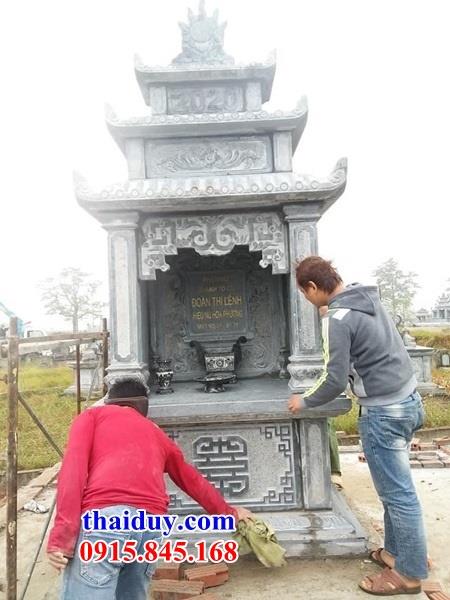 Làm 38 lăng mộ ba đao thờ chung gia đình dòng họ bằng đá Thanh Hóa tại Đắk Lắk