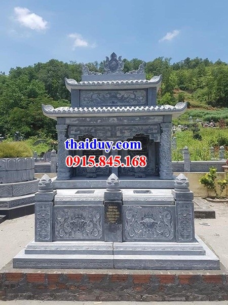 Lăng mộ hai mái bằng đá giá rẻ bán tại An Giang