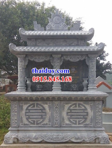 Lắp đặt 39 lăng mộ hai má thờ chung anh em sinh đôi bằng đá mỹ nghệ Ninh Bình tại Hậu Giang