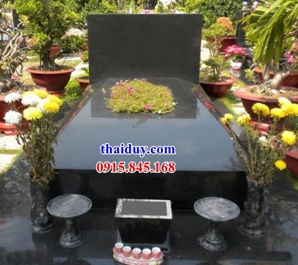 Mẫu 5 lăng mộ đá kim sa cao cấp sang trọng không mái đẹp tại Kiên Giang