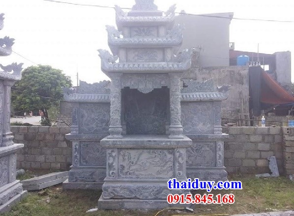 Mẫu lăng mộ ba đao bằng đá đẹp nhất tại Lai Châu