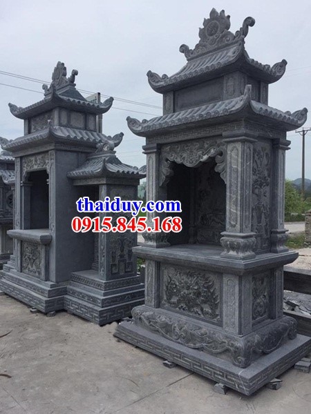 Top 35 lăng mộ hai mái bằng đá xanh nguyên khối bán chạy tại Lạng Sơn