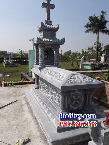 Top 35 lăng mộ hai mái đạo thiên chúa bằng đá mỹ nghệ Thanh Hóa bán chạy tại Lạng Sơn