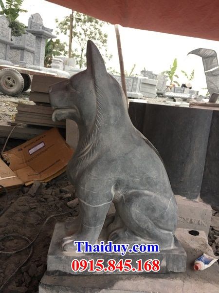 Top 5 mẫu chó cảnh canh nhà bằng đá xanh cao cấp tại Ninh Bình