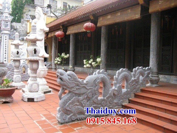 10 mẫu tượng rồng bậc thềm bằng đá tự nhiên cao cấp tại Bắc Ninh
