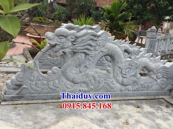11 hình ảnh rồng mây bằng đá nguyên khối điêu khắc đẹp tinh xảo tại Bắc Giang
