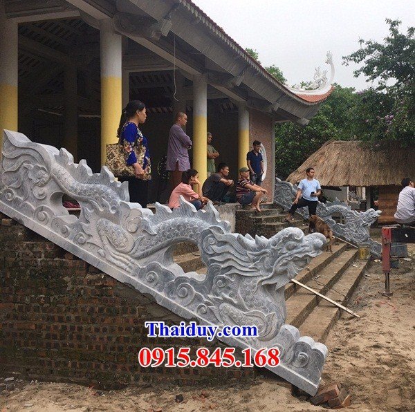 15 mẫu rồng bậc thềm bằng đá nguyên khối đẹp tại Hưng Yên