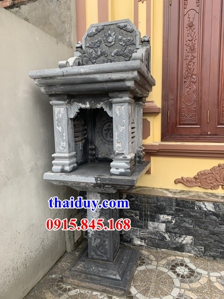 20 bàn thờ thiên có mái che bằng đá chạm khắc hoa văn kích thước phong thủy