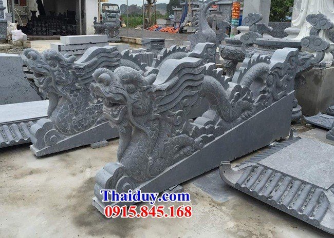 26 thiết kế rồng đá đền chùa nhà thờ họ đẹp tại Quảng Nam