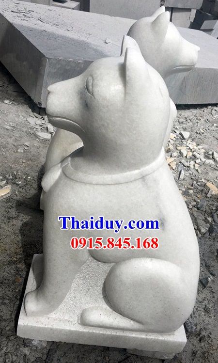 5 mẫu tượng chó đá cổng nhà thờ họ giống thật đẹp cao cấp
