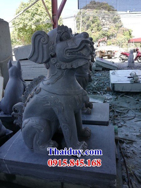 5 thiết kế nghê đá tự nhiên đặt ở đền chùa miếu mạo tại Hải Dương